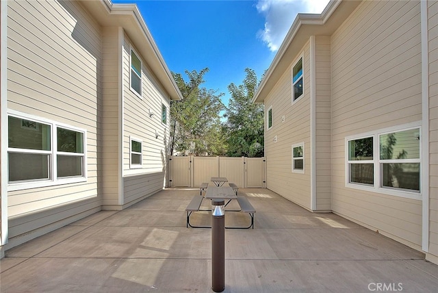 view of patio