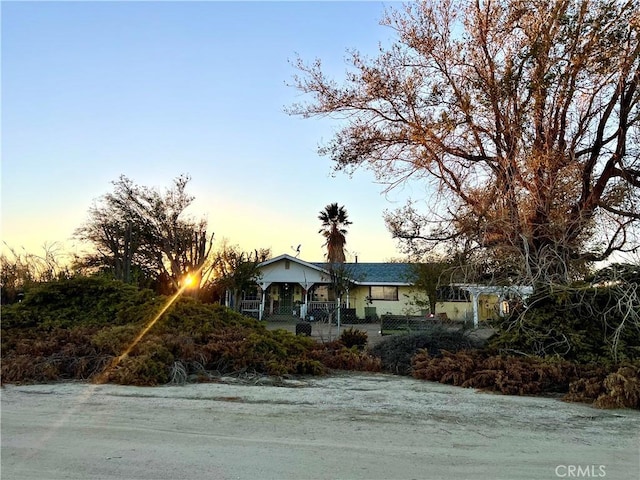 view of ranch-style home