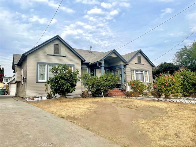 view of bungalow-style house