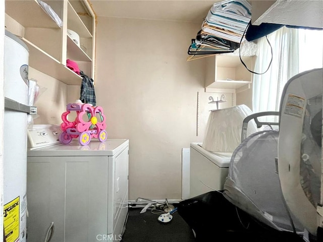 laundry area with washer and clothes dryer