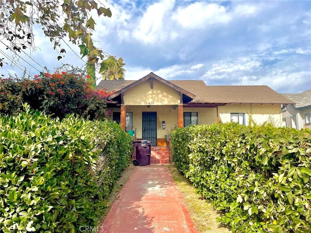 view of bungalow-style house