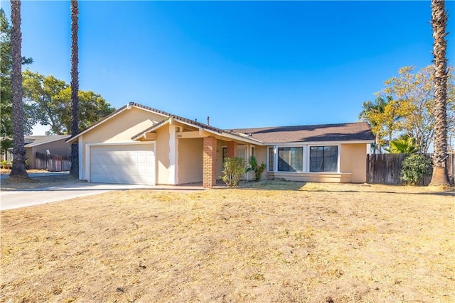 ranch-style house with a garage