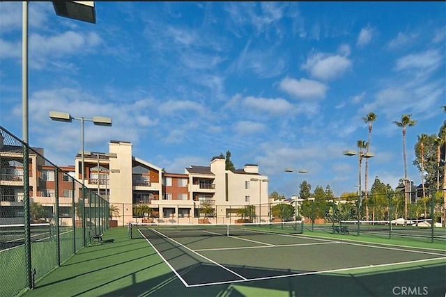 view of sport court with basketball court