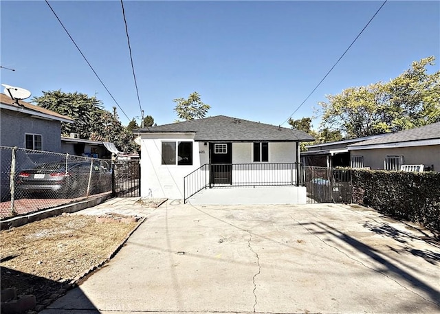 view of bungalow-style house