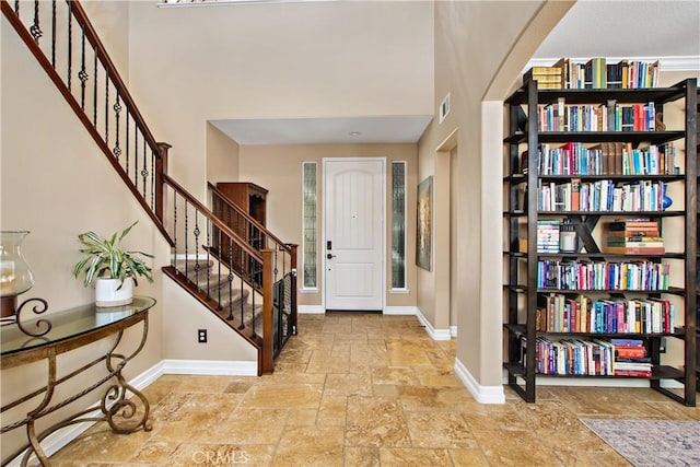 view of entrance foyer