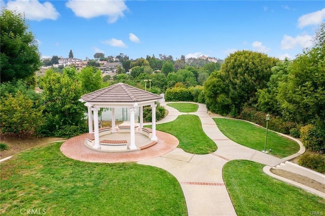22427 Steeplechase Ln, Diamond Bar, CA 91765 - view of community with a gazebo and a lawn
