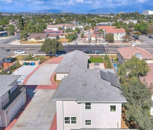 640 W Grand Ave, Pomona, CA 91766 - aerial view with a mountain view