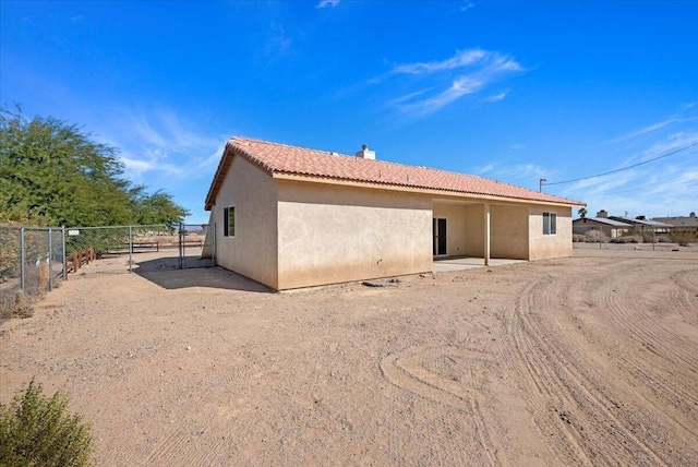 view of rear view of property