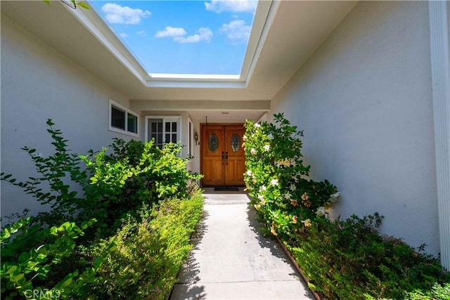 view of entrance to property