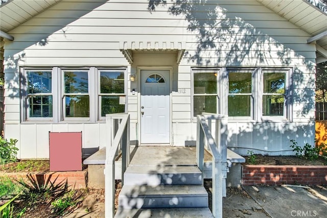 view of entrance to property