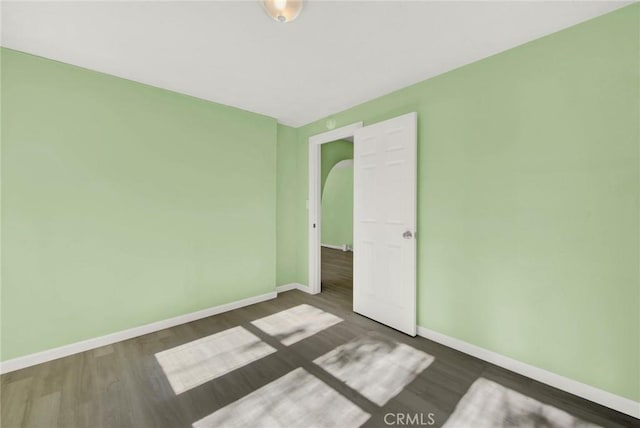 1312 4th, Corning, CA 96021 - spare room featuring baseboards and wood finished floors