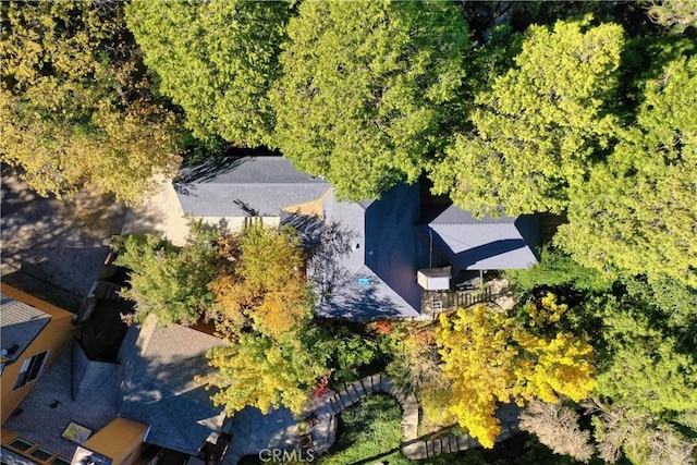 197 Rocky Point Rd, Lake Arrowhead, CA 92352 - aerial view of property and surrounding area