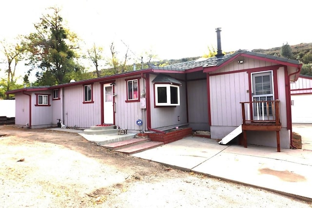 view of rear view of house