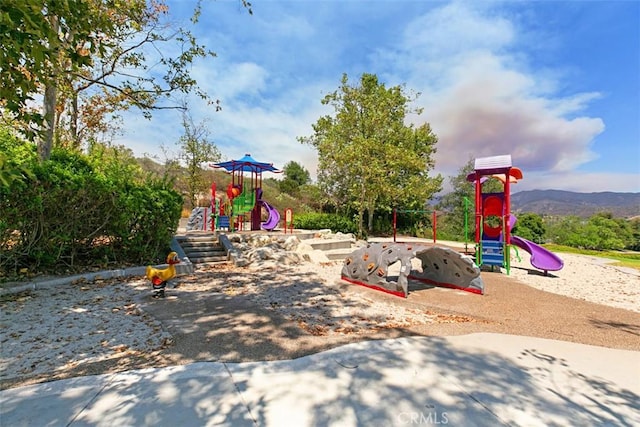 view of communal playground