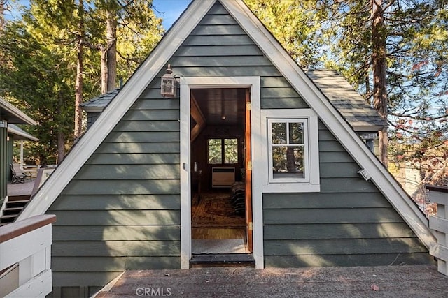 view of outbuilding