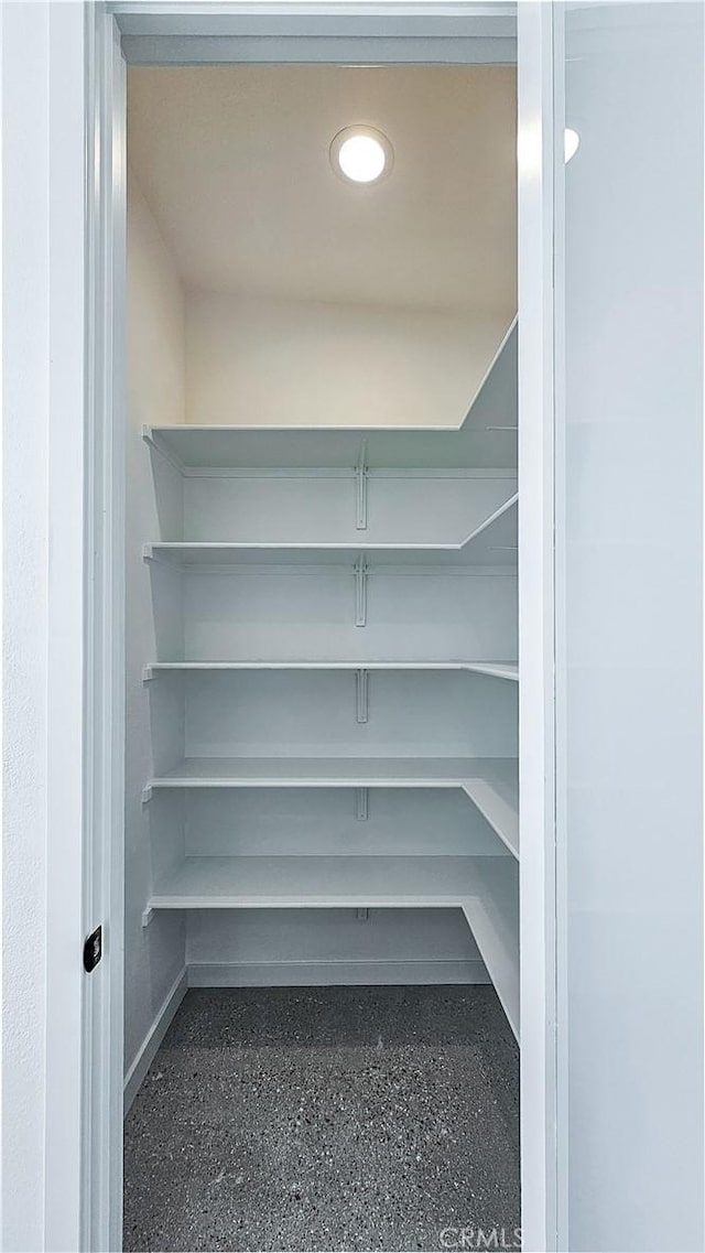 view of pantry