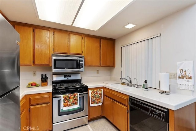 kitchen featuring sink and stainless steel appliances