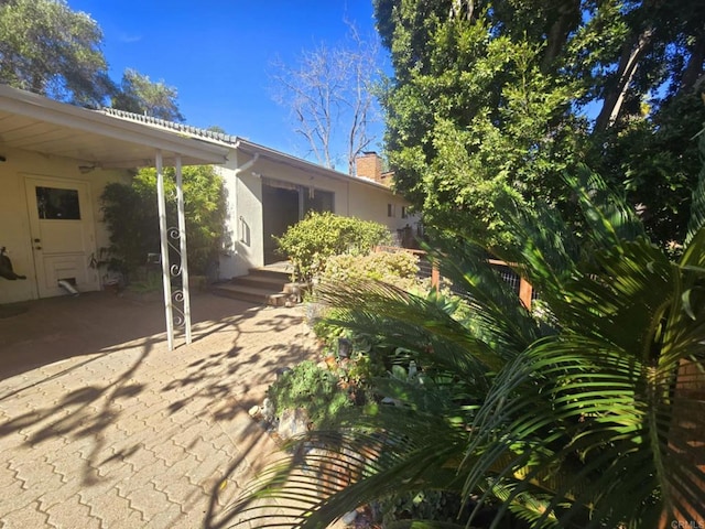 exterior space featuring a patio