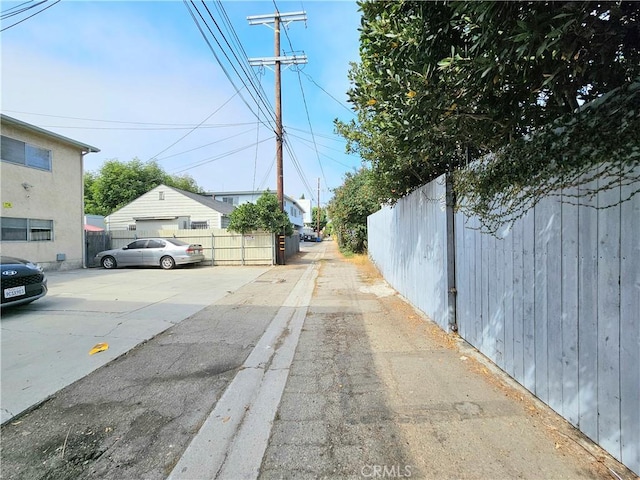 view of street