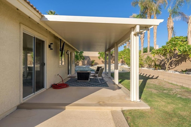 view of patio