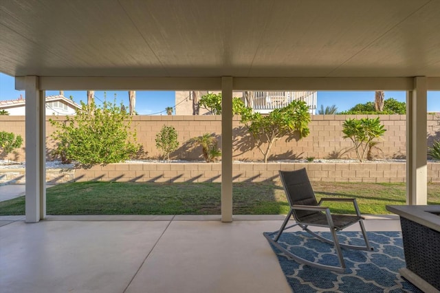 view of patio