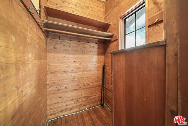 interior space featuring hardwood / wood-style flooring