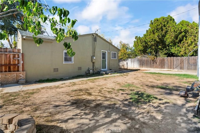 view of back of property