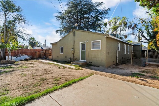 view of back of property