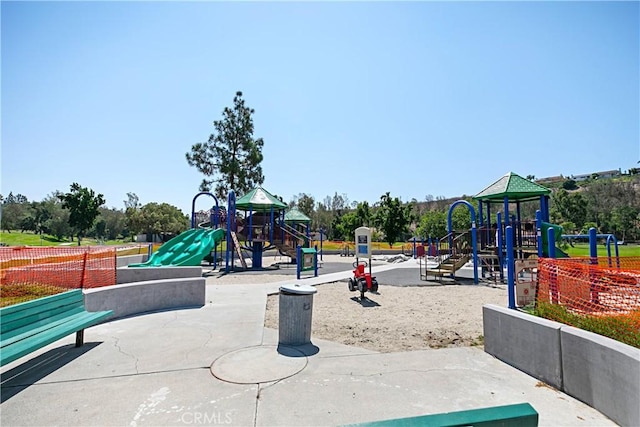 view of play area