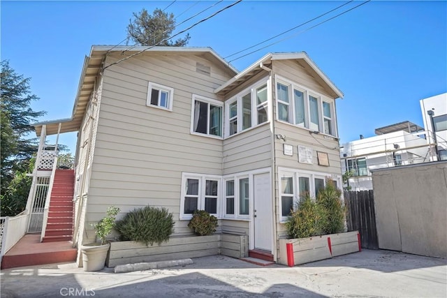 view of rear view of house