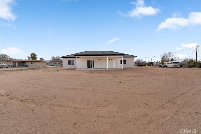 view of rear view of property