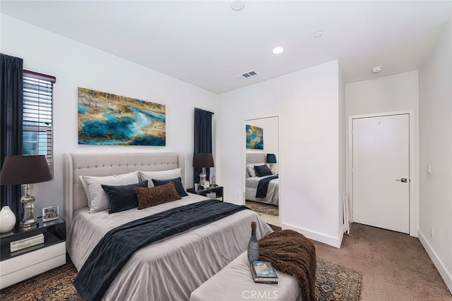 bedroom featuring carpet floors