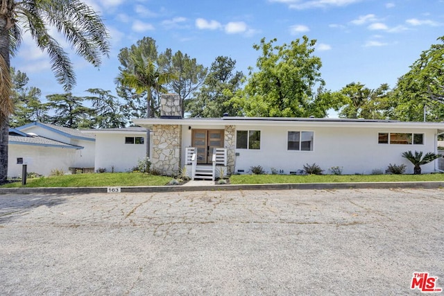 view of ranch-style home