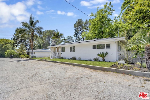 view of ranch-style house