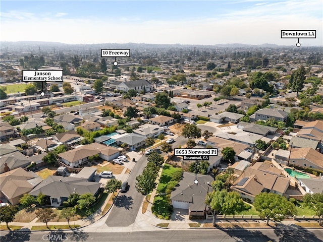 8653 Norwood Pl, Rosemead, CA 91770 - aerial view of residential area