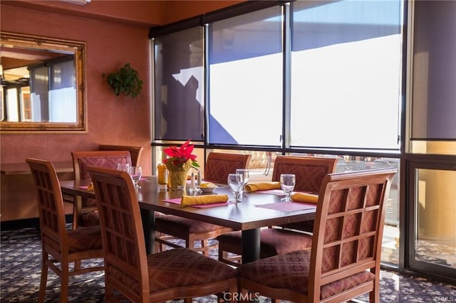 view of dining area