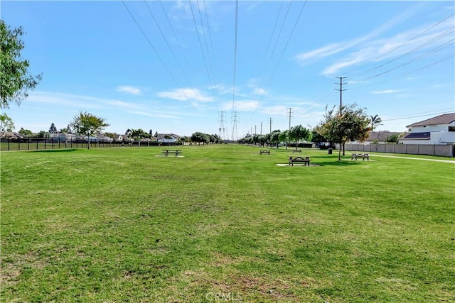 view of home's community featuring a lawn