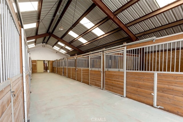 view of stable