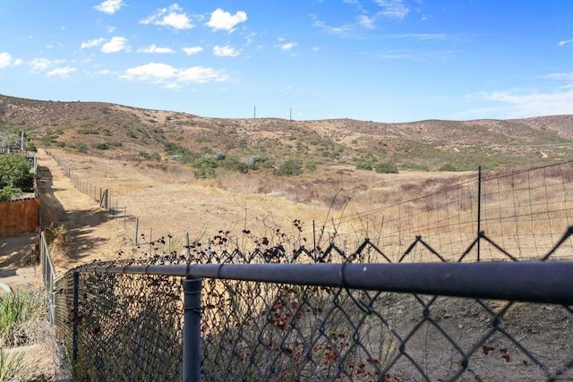 view of mountain feature