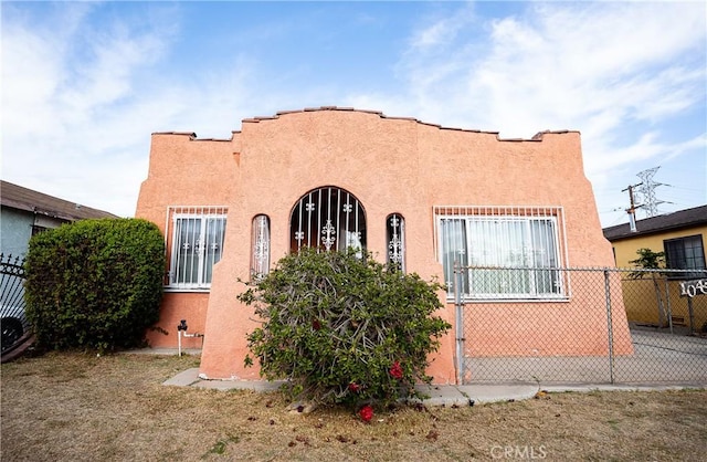 view of back of property