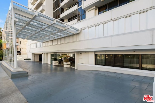 view of patio / terrace with a pergola