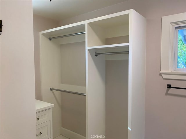 view of closet