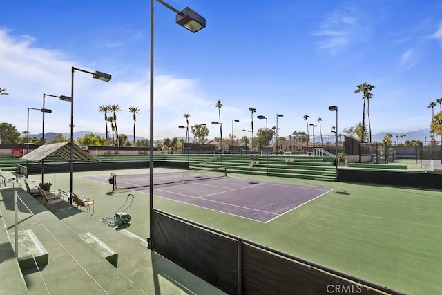 view of tennis court