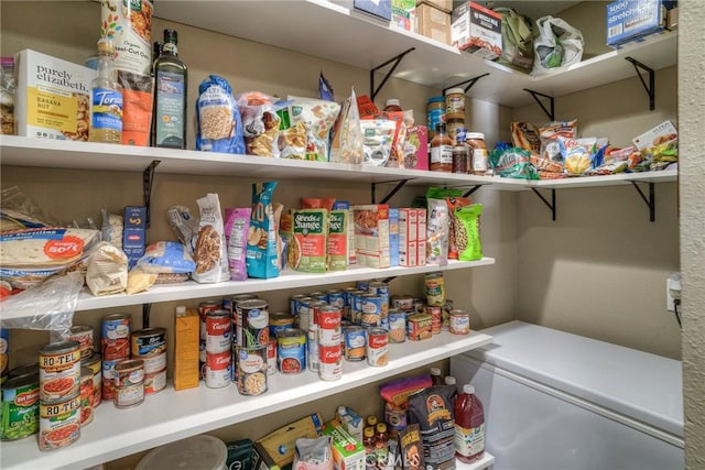 view of pantry