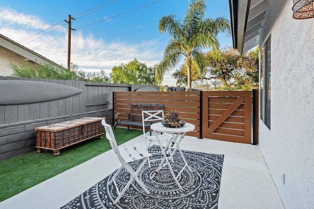 view of patio / terrace