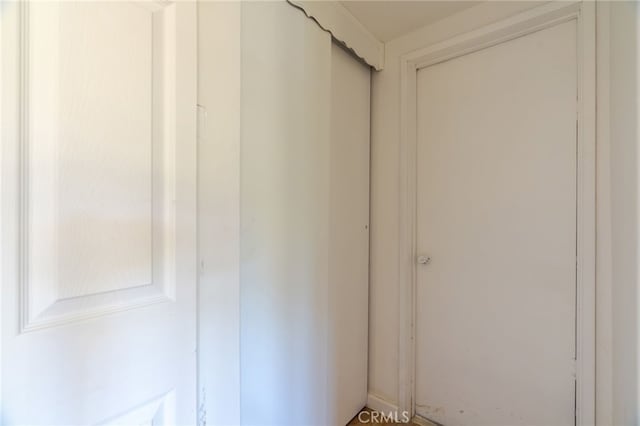 view of closet