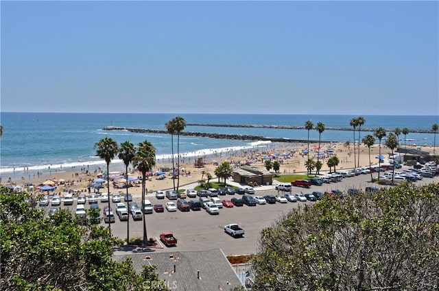 water view featuring a view of the beach