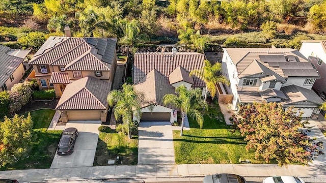 drone / aerial view featuring a residential view