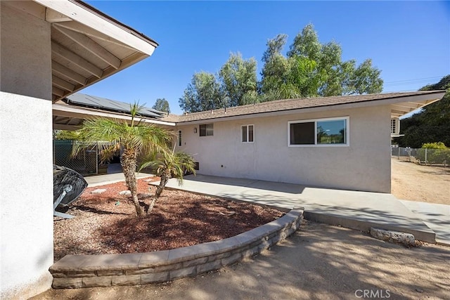 exterior space with a patio