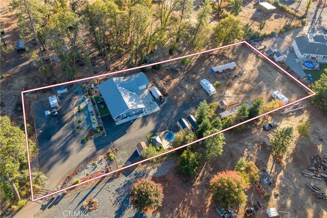 1486 Magadon Rd, Paradise, CA 95969 - aerial view of property's location with property boundaries highlighted